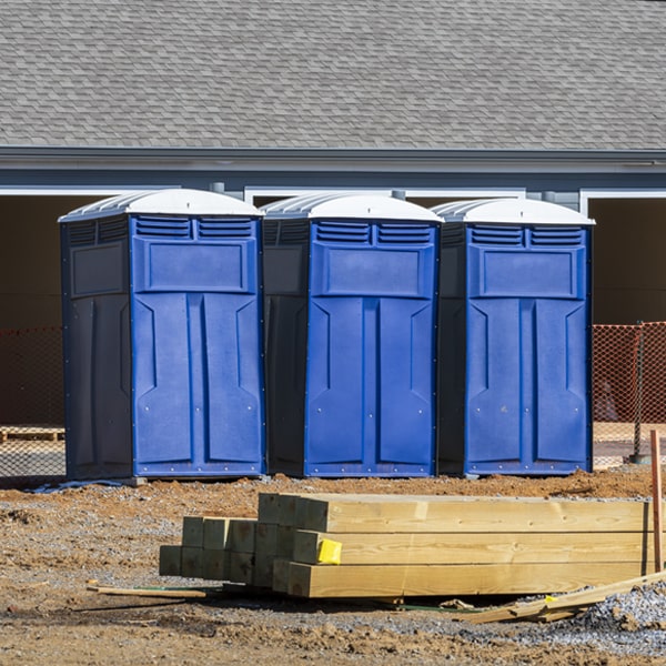 are there any restrictions on what items can be disposed of in the porta potties in South Philipsburg